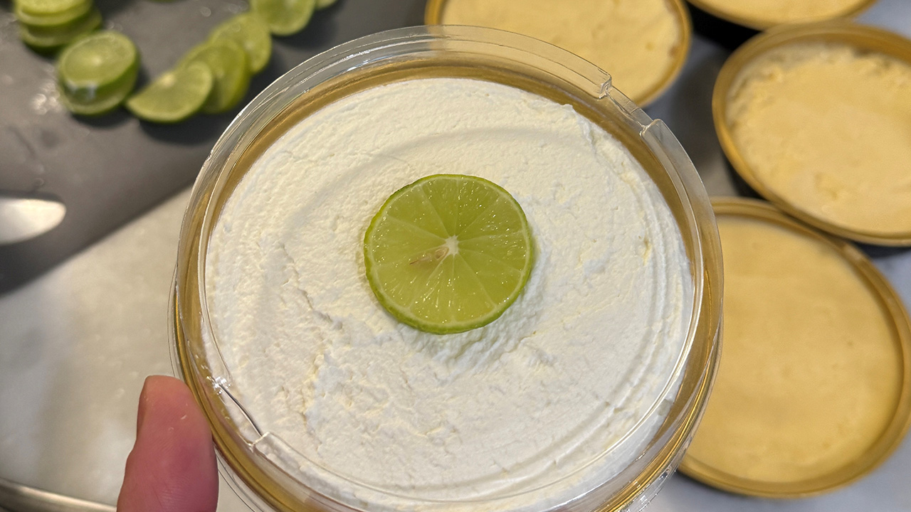 Key Lime Pie With Whip Cream